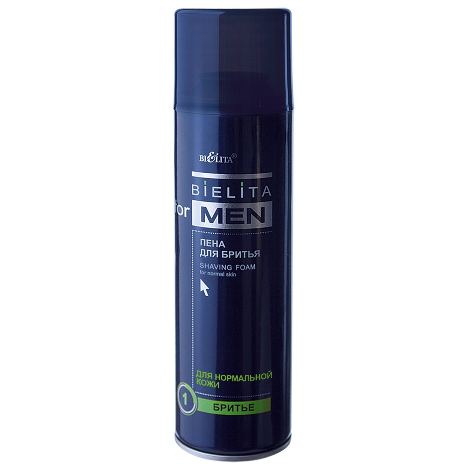 Bielita for men | Пена для бритья для нормальной кожи (аэрозоль), 250 мл Bielita for men | Пена для бритья для нормальной кожи (аэрозоль), 250 мл