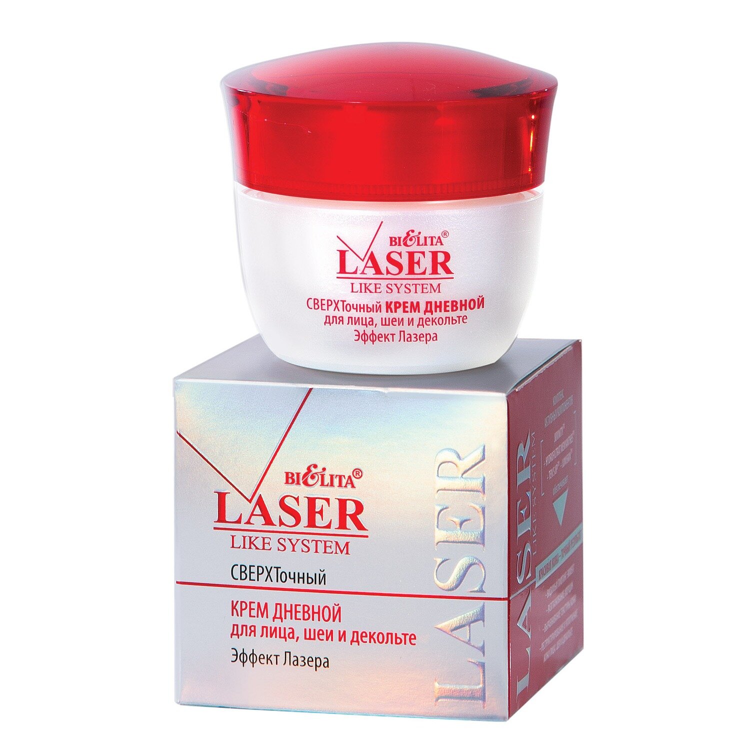 LASER Like System | КРЕМ дневной сверхточный для лица, шеи и декольте Эффект лазера, 50 мл LASER Like System | КРЕМ дневной сверхточный для лица, шеи и декольте Эффект лазера, 50 мл