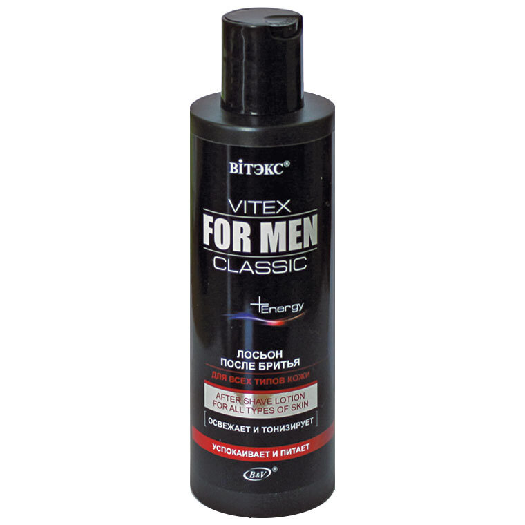 VITEX FOR MEN CLASSIC | Лосьон после бритья для всех типов кожи, 200 мл VITEX FOR MEN CLASSIC | Лосьон после бритья для всех типов кожи, 200 мл