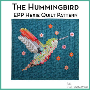 Hexie Hummingbird Quilt Pattern QP00010