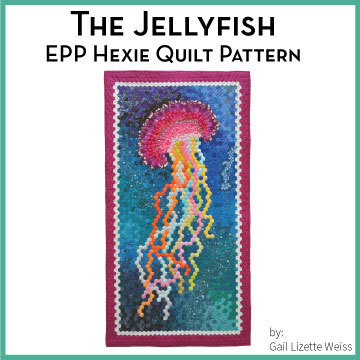 Hexie Jellyfish Quilt Pattern QP00011