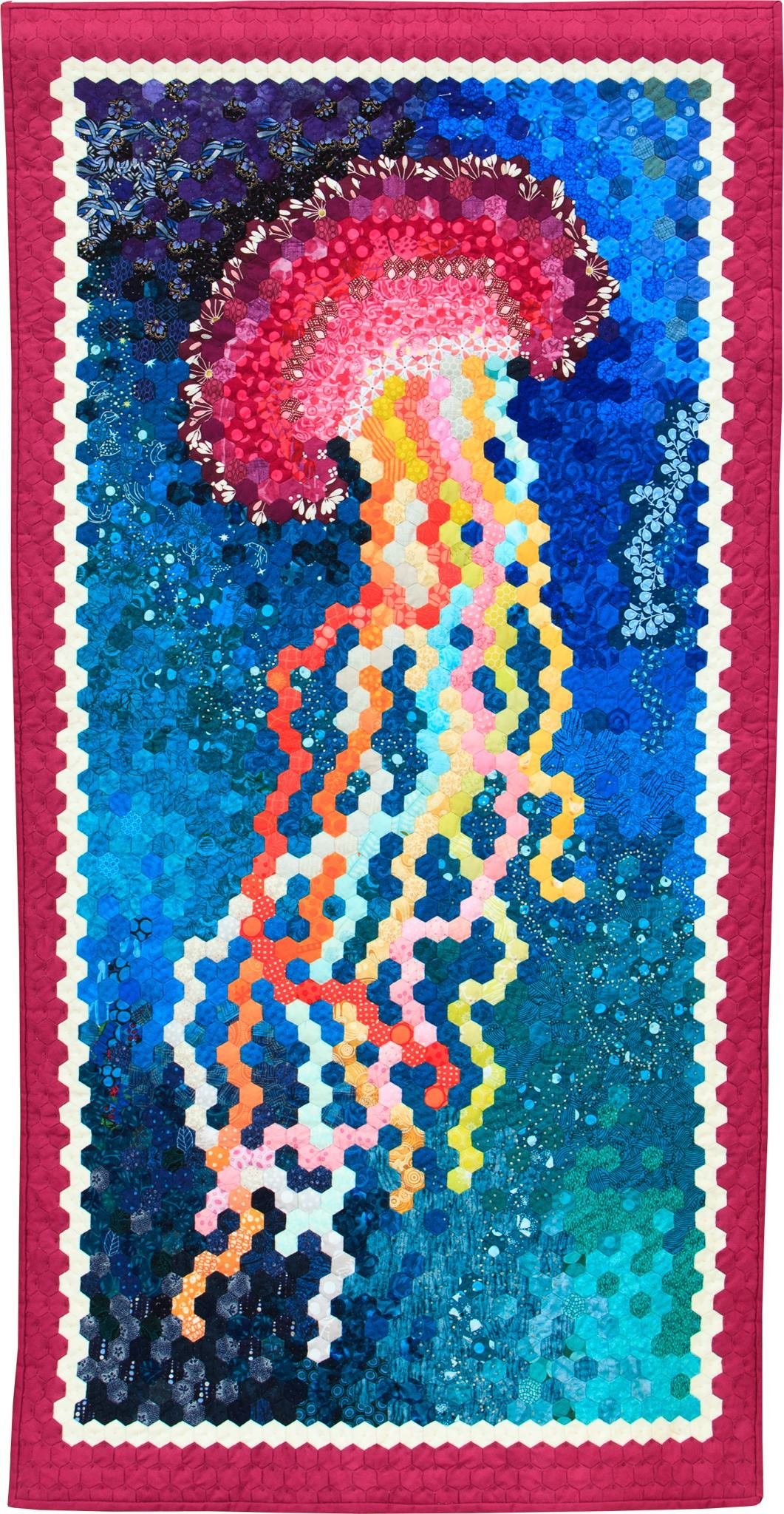 Hexie Jellyfish Quilt Pattern
