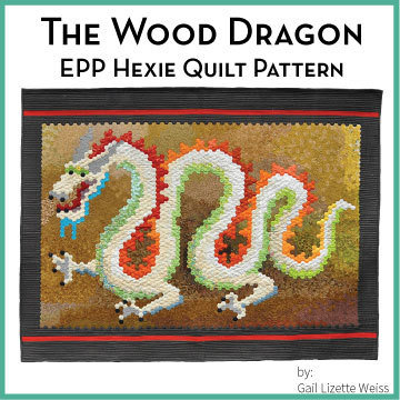 Hexie Dragon Quilt Pattern QP00012