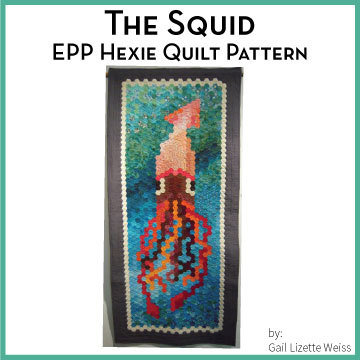 Hexie Squid Quilt Pattern QP00013