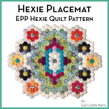 Hexie Placemat Quilt Pattern QP00015