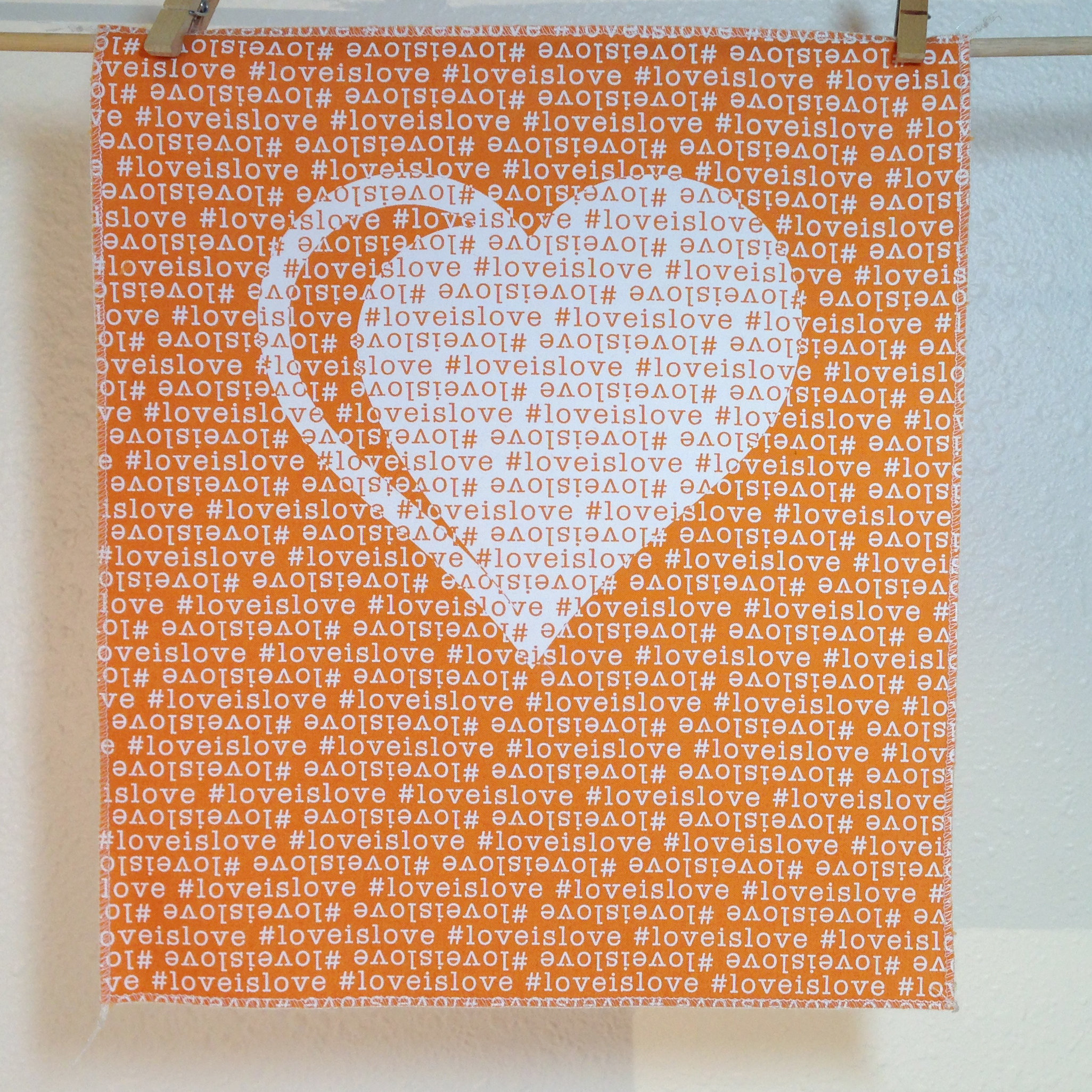#loveislove fabric panel