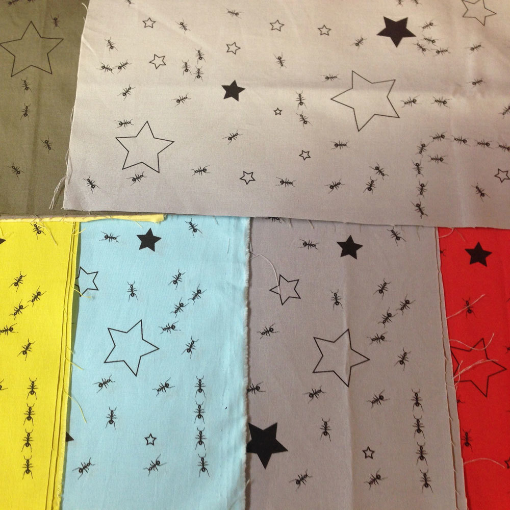Ants In Stars Fabric Panels