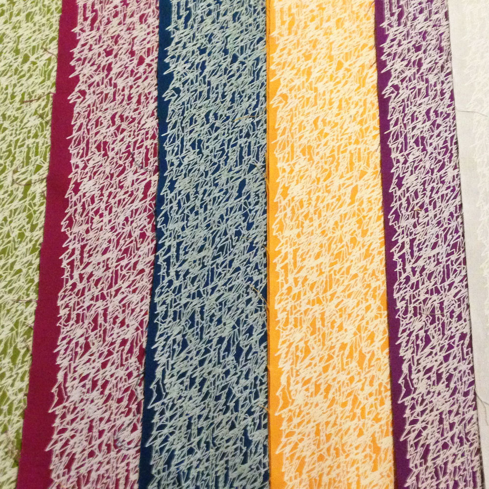Scribbles Fabric Panel
