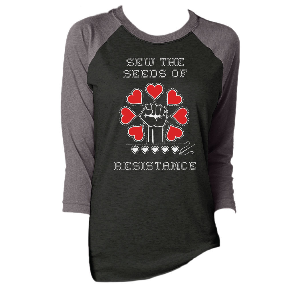 Sew The Seeds Of Resistance - Unisex Baseball Tee AT01020