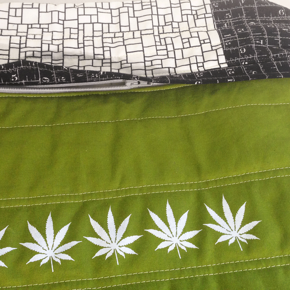 Cannabis Pillow No.2 Hidden Zipper