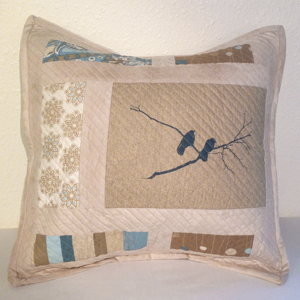 Crow Pillow No. 2 front