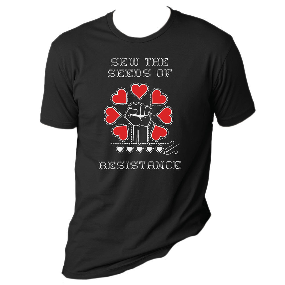 Sew The Seeds Of Resistance - Men's / Unisex Black size XXL AT01019