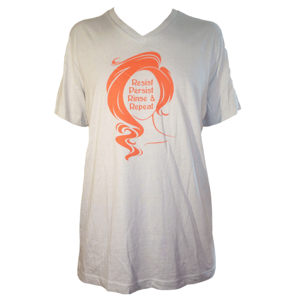 Rinse and Repeat - Unisex V-Neck Tee - Size L AT01015