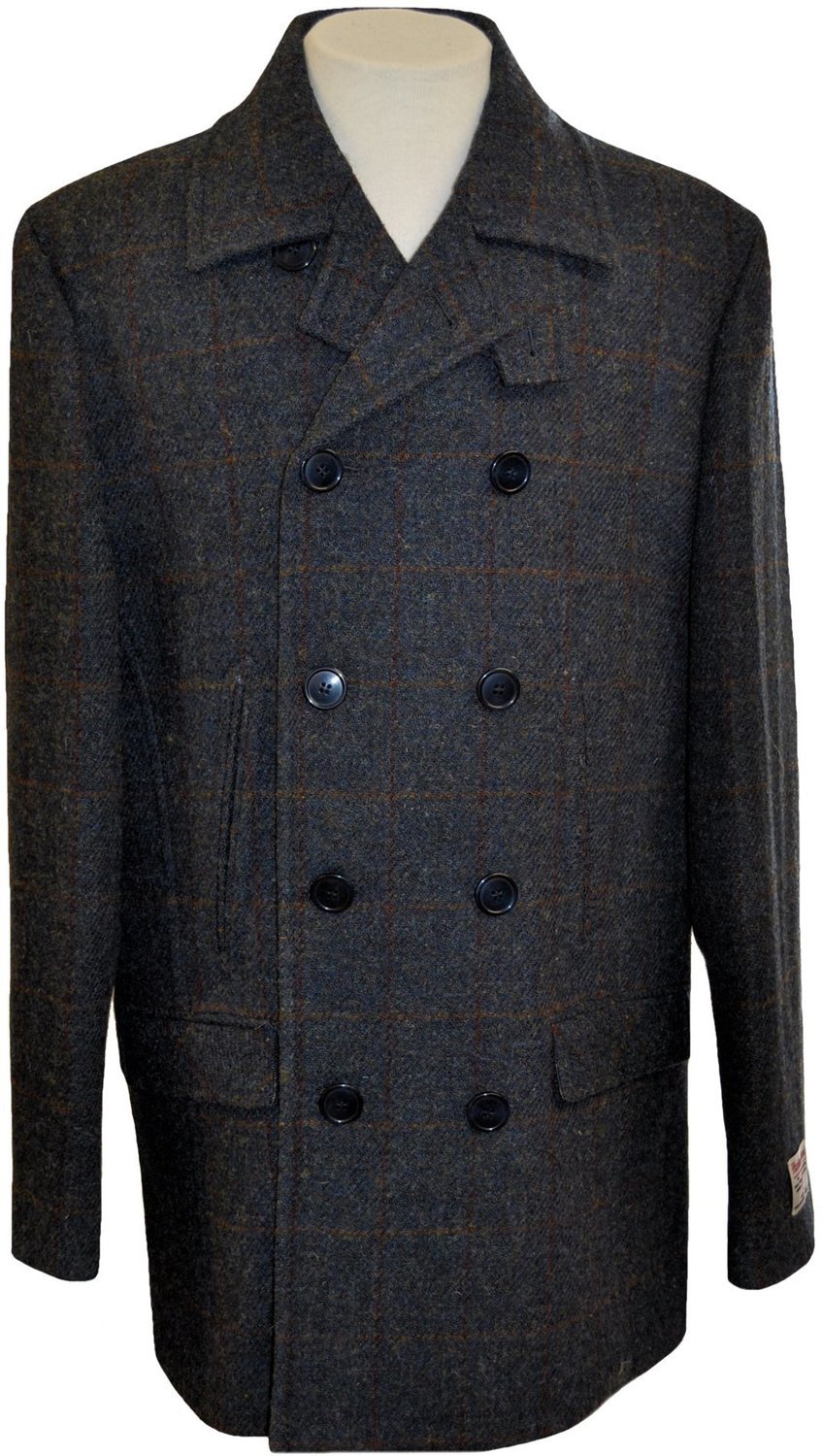 harris tweed reefer jacket