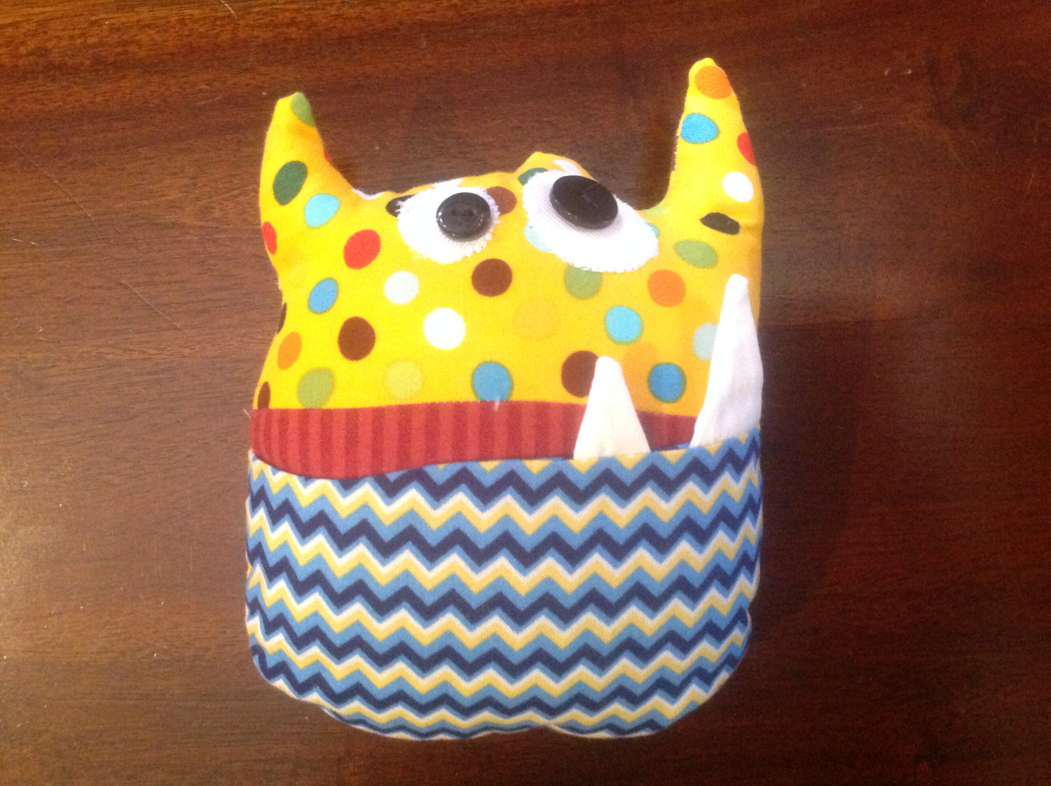 Zig Zag Monster Tooth Fairy Pillow