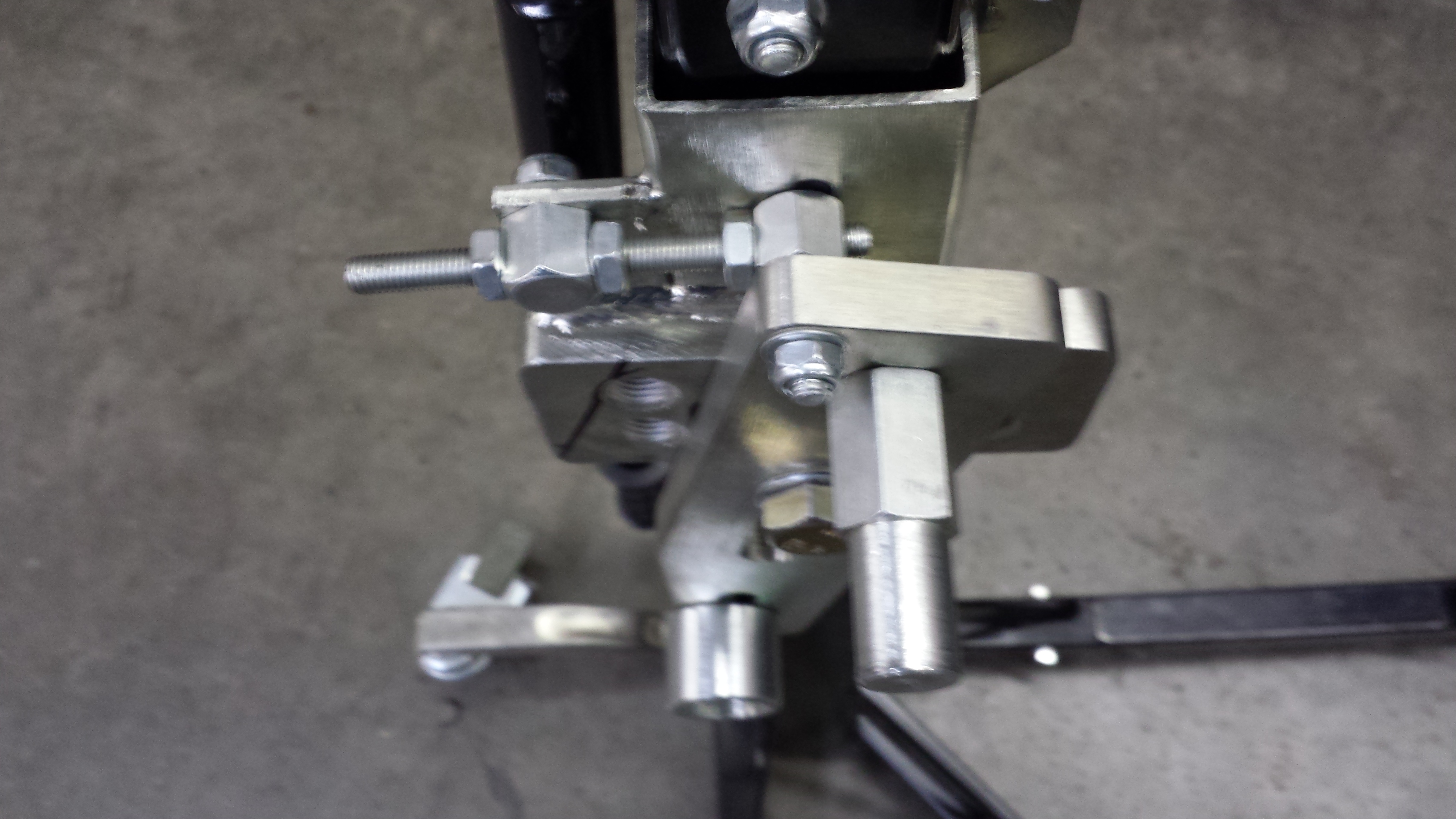 Black Custom Paddock Style Side Lift Stands 2009 - 2013 BMW S1000RR - HP4 Models