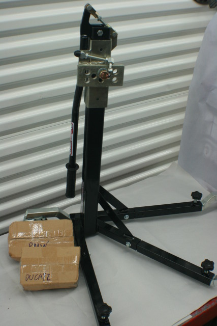 Black Custom Paddock Side Lift Stands 2015 - 2019 BMW S1000RR - HP4 Models
