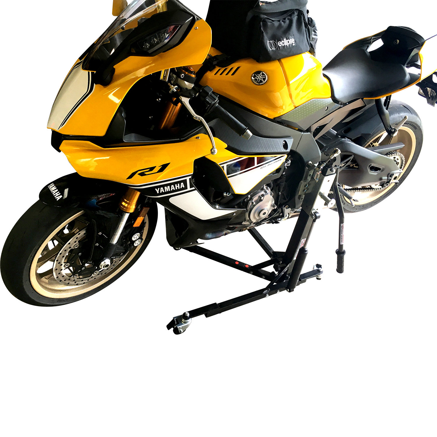 Black Custom Paddock Style Side Lift Stands Yamaha MT FZ-07 00502
