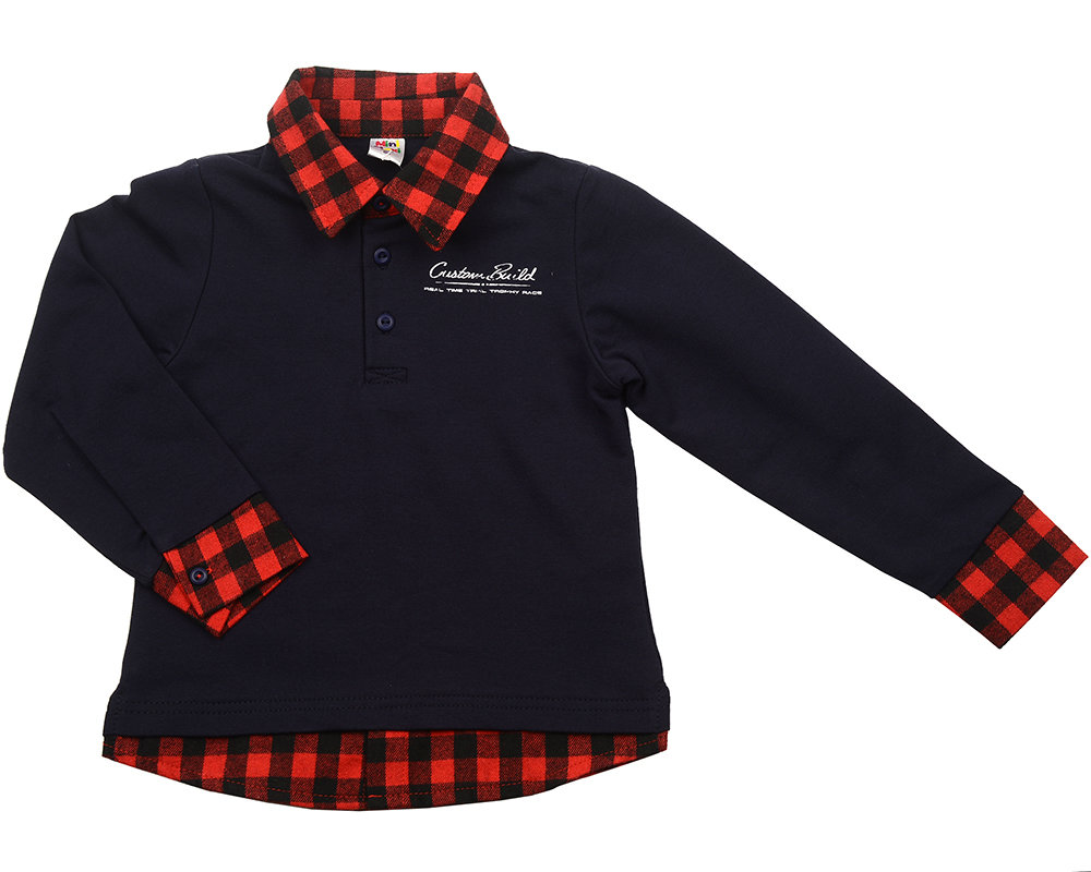 UD 0578(1)синий Mini-maxi Джемпер с подзором (98-122см) UD 0578(1)синий