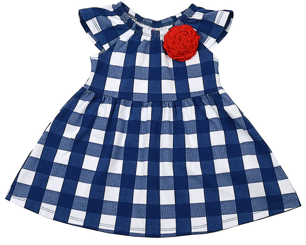 UD 3189(2)клетка Mini Maxi Платье (98-116см) UD 3189(2)клетка