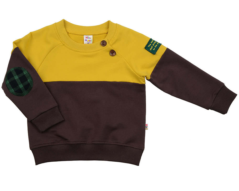 UD 1094(5)горчица Mini Maxi Джемпер с пуговками (98-116см) UD 1094(5)горчица