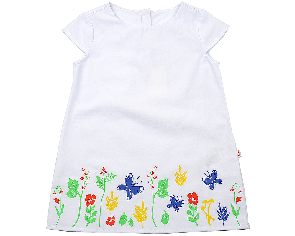 UD 2785 белый Mini Maxi Платье (92-116см) UD 2785 белый