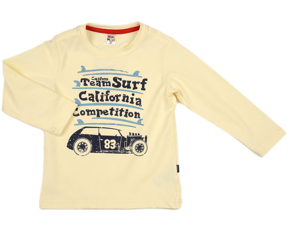 UD 0727(2)папирус Mini Maxi Футболка дл/рукав (98-116см) UD 0727(2)папирус