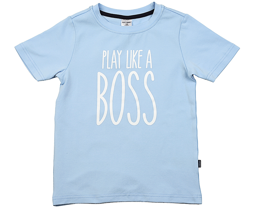 Футболка BOSS (122-146см) UD 0787(40)св.голуб UD 0787(40)св.голуб