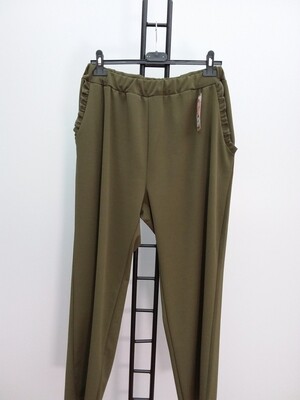 ART111 MODA ITALIA - Pantalone con tasche Verde ART111 MODA ITALIA - Pantalone con tasche Verde