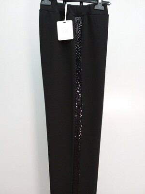 ART165 DIVA - Pantalone c/banda paillettes ART165 DIVA - Pantalone c/banda paillettes