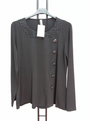ART168 MISS MODA - CASACCA INSERTO E BOTTONI ART168 MISS MODA - CASACCA INSERTO E BOTTONI