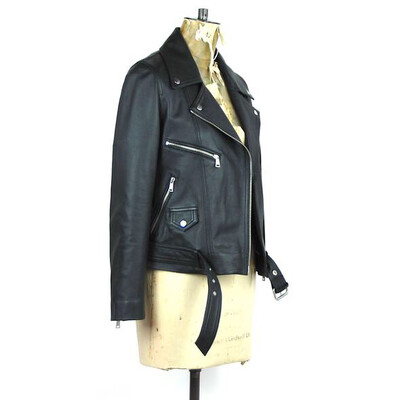 LAB Boyfriend Leather Biker Jacket Black LAB Boyfriend Leather Biker Jacket Black