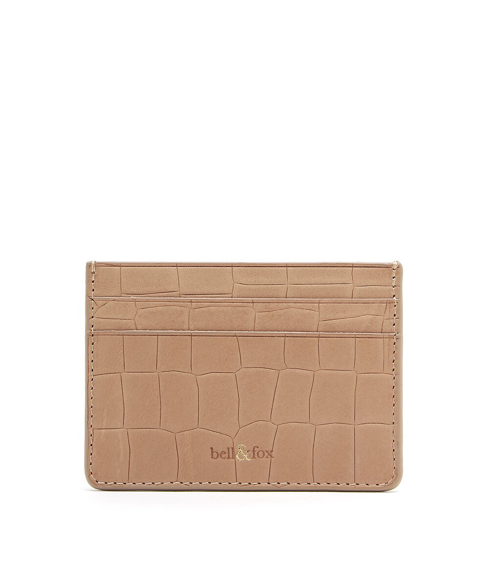 Bell & Fox RUMI Card Holder - Croc Camel Bell & Fox RUMI Card Holder - Croc Camel