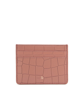 Bell & Fox RUMI Card Holder - Croc Terracotta Bell & Fox RUMI Card Holder - Croc Terracotta