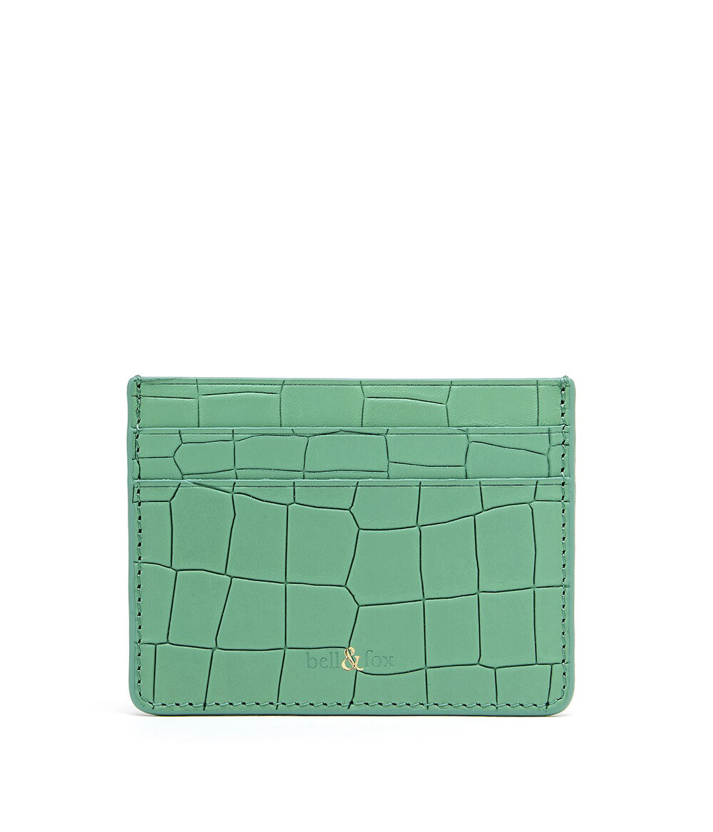 Bell & Fox RUMI Card Holder - Croc Mint Bell & Fox RUMI Card Holder - Croc Mint