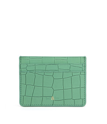 Bell & Fox RUMI Card Holder - Croc Mint Bell & Fox RUMI Card Holder - Croc Mint