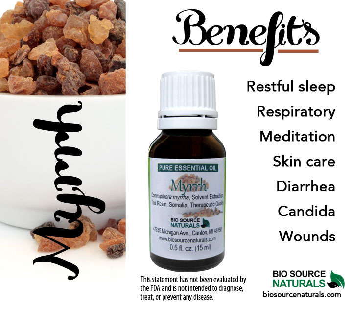 Buy FrankincenseMyrrh Massage Oil (227 ml) Biosource Fragrant