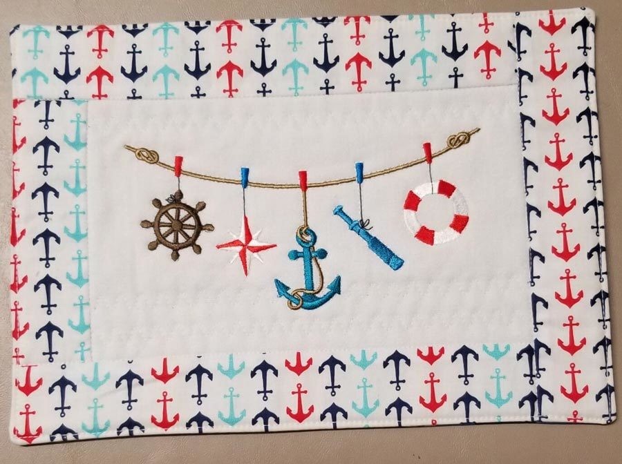 Nautical Symbols On A Rope Nautical Symbols On A Rope