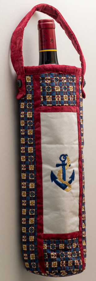 Nautical Wine Bag Nautical Wine Bag