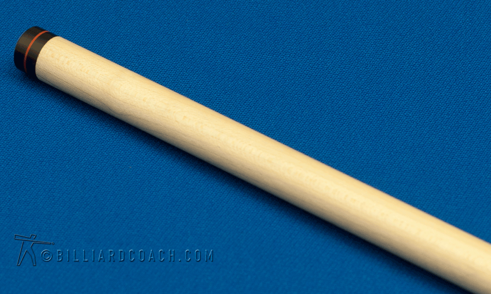 Samsara Break Cue - Stained Curly Maple / Black Leather Wrap