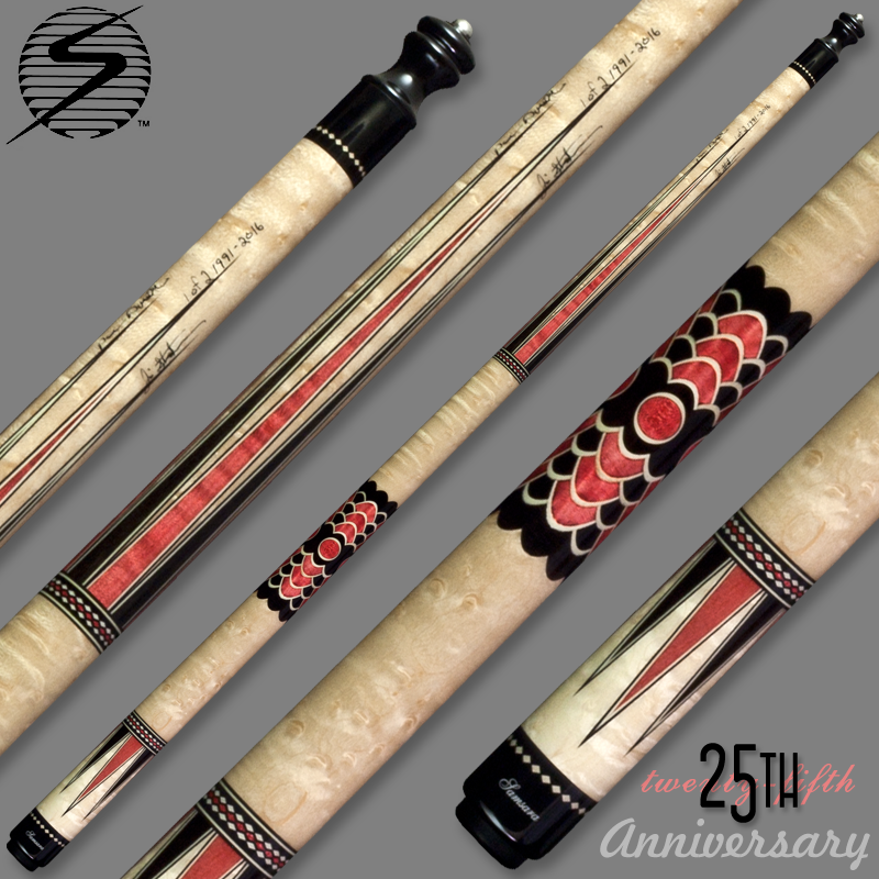 Samsara 25th Anniversary Cue - Red Wrapless Samsara25Red