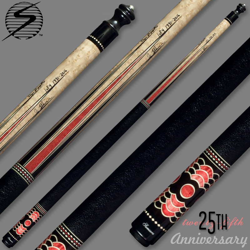 Samsara 25th Anniversary Cue - Red Wrapped Samsara25RedWrap