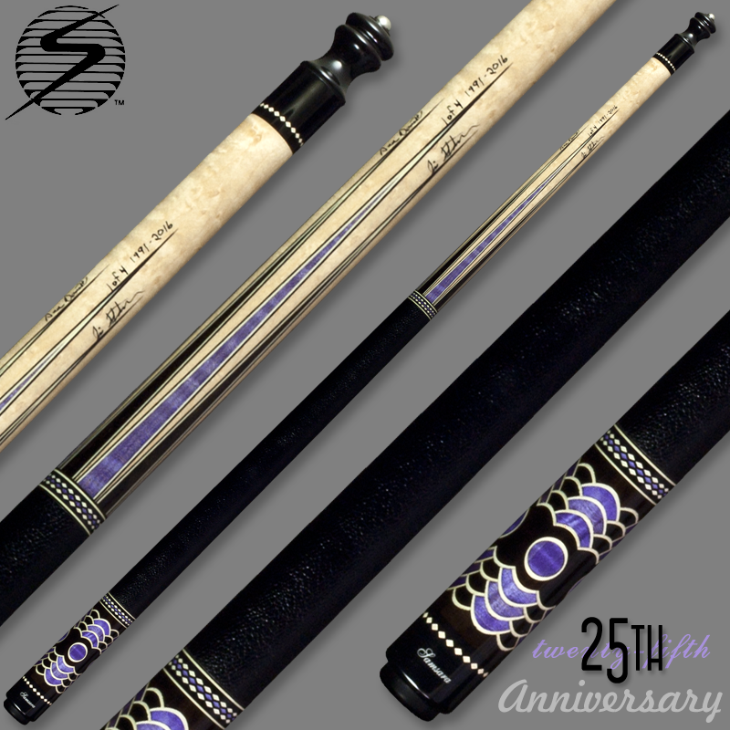 Samsara 25th Anniversary Cue - Purple Wrapped Samsara25PurpleWrap