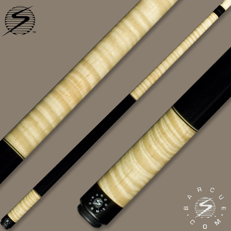 Samsara Bar Cue Series Curly Maple / Ebonized Wrap BQ-CM-EBW
