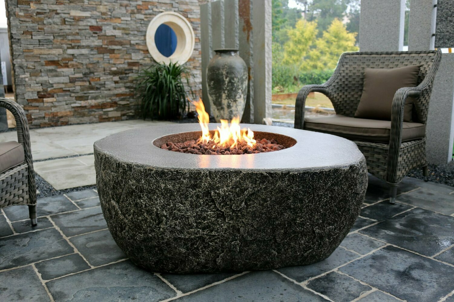 Burning Rock Fire Table