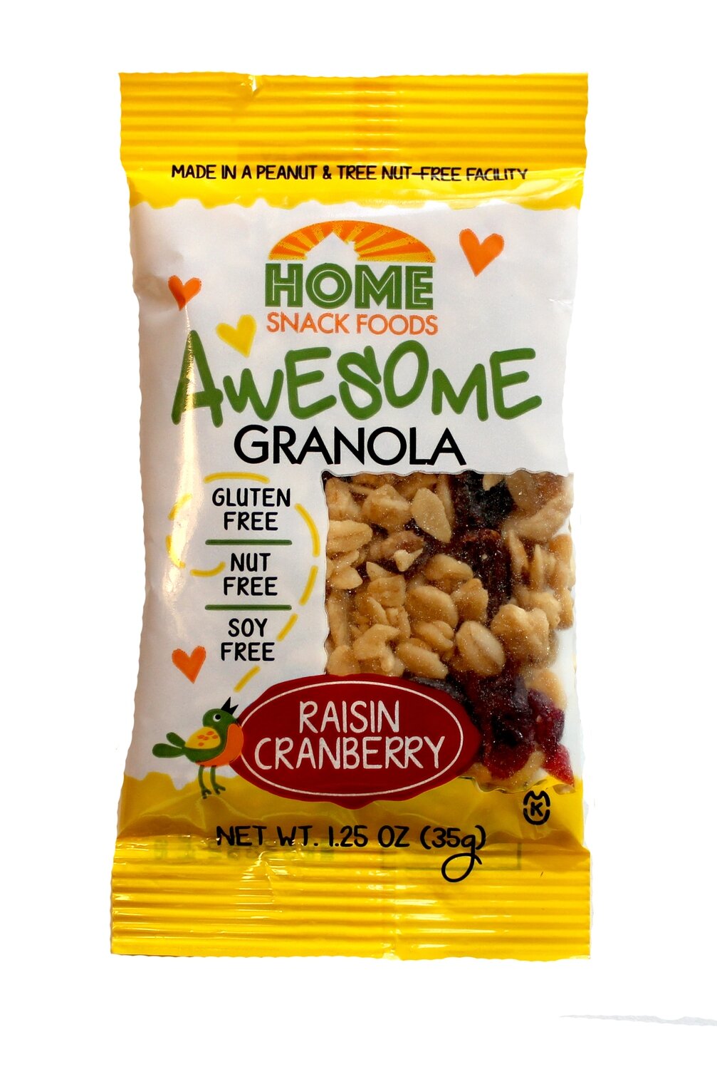 Awesome Granola - Raisin Cranberry 12 Pack - 1.25 oz Awesome Granola - Raisin Cranberry 12 Pack - 1.25 oz