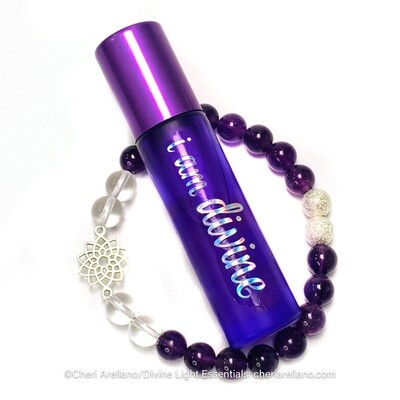 I am Divine: Crown Chakra Balancing Set I am Divine: Crown Chakra Balancing Set