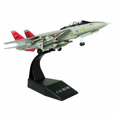 F-14 Tomcat Fighter Attack Plane Metal Fighter Military Model Fairchild Republic Diecast Plane Model for Commemorate Collection or Gift,1/100 Scale F-14 Tomcat Fighter Attack Plane Metal Fighter Military Model Fairchild Republic Diecast Plane Model for Commemorate Collection or Gift,1/100 Scale