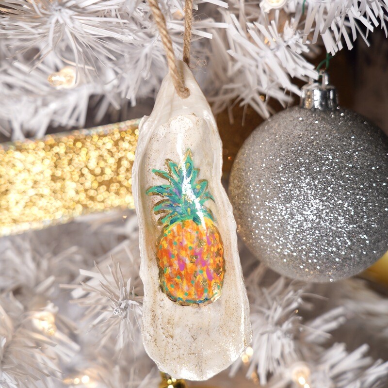 Lowcountry Christmas Oyster Ornament Lowcountry Christmas Oyster Ornament