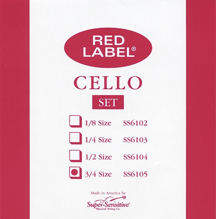 Red Label String Cello - Steel Core SS610